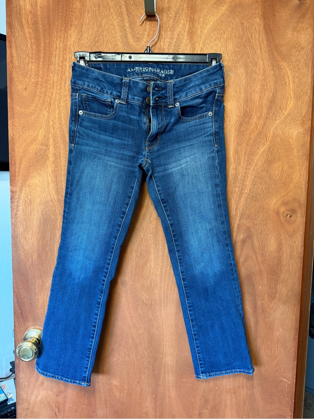 American Eagle Outfitters Blue Flare Jeans - Women's